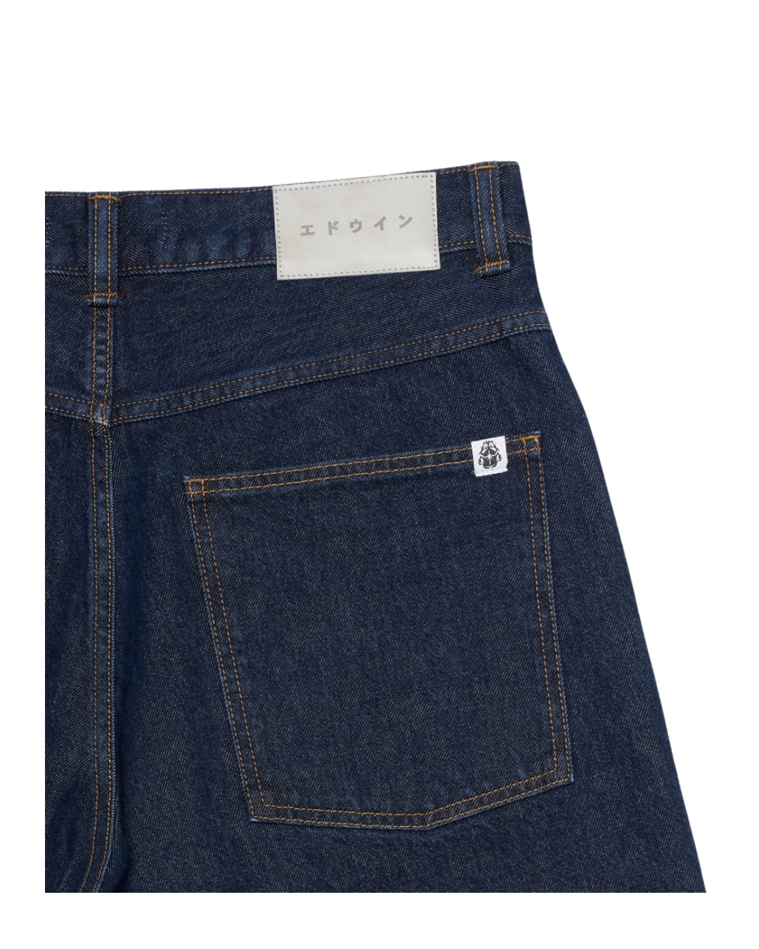 Bermuda EDWIN Worker Short - Dark Marble Wash