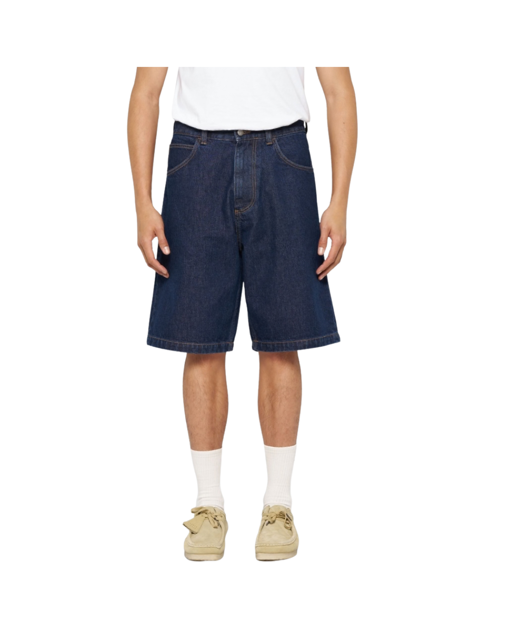 Bermuda EDWIN Worker Short - Dark Marble Wash