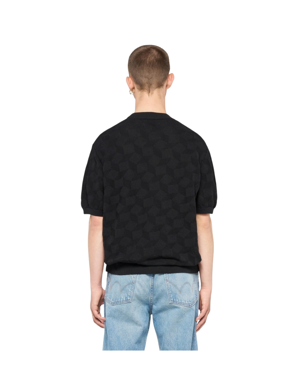 T-shirt EDWIN Block Knitted - Black