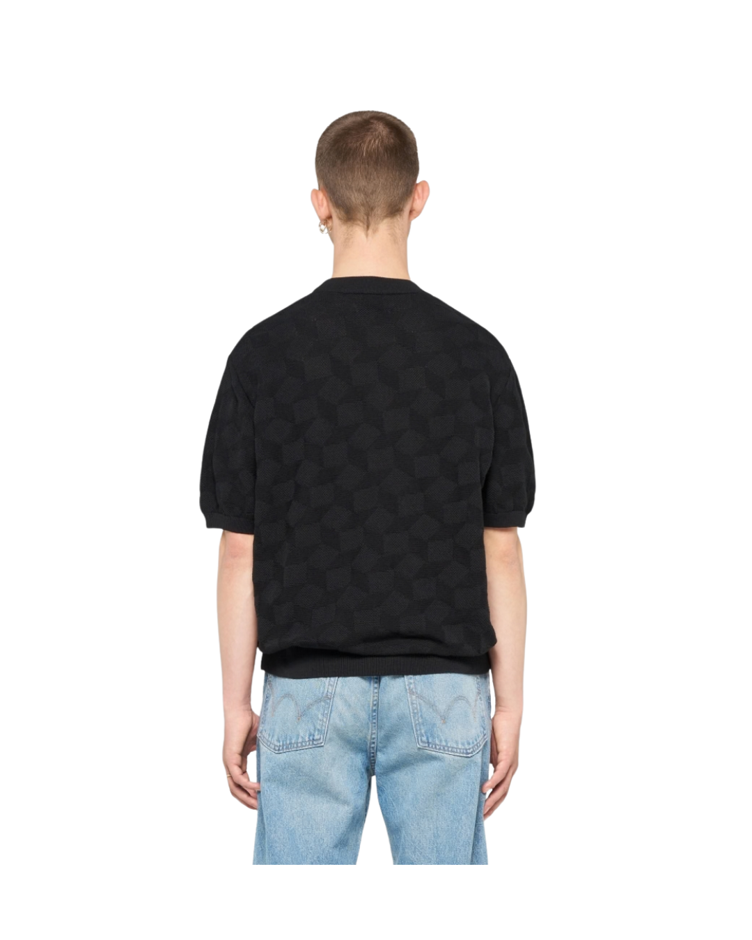 T-shirt EDWIN Block Knitted - Black