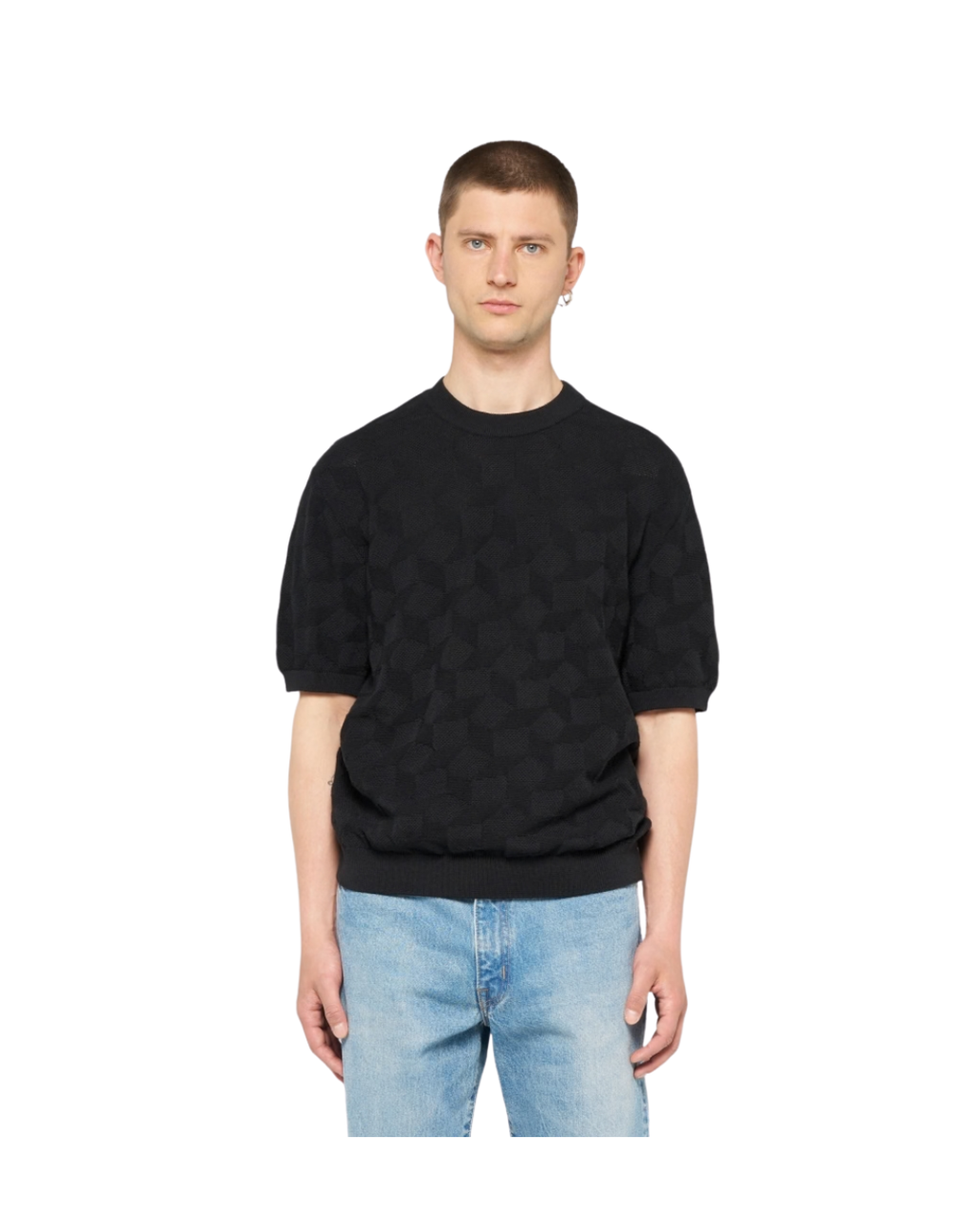 T-shirt EDWIN Block Knitted - Black