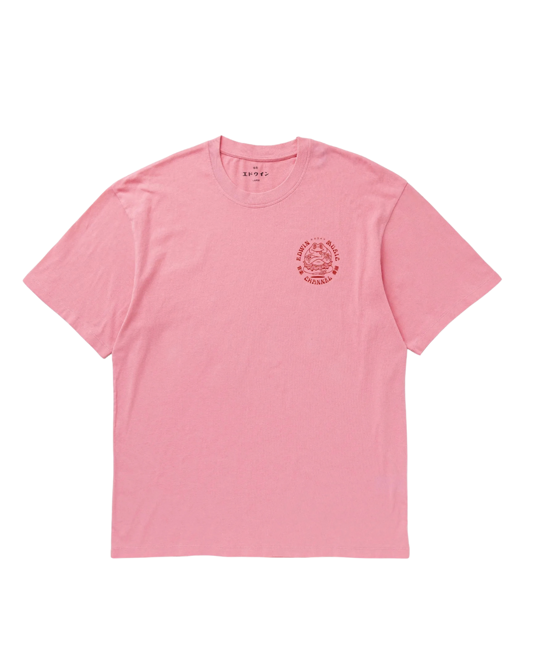 T-shirt EDWIN Music Channel Tee - Begonia Pink