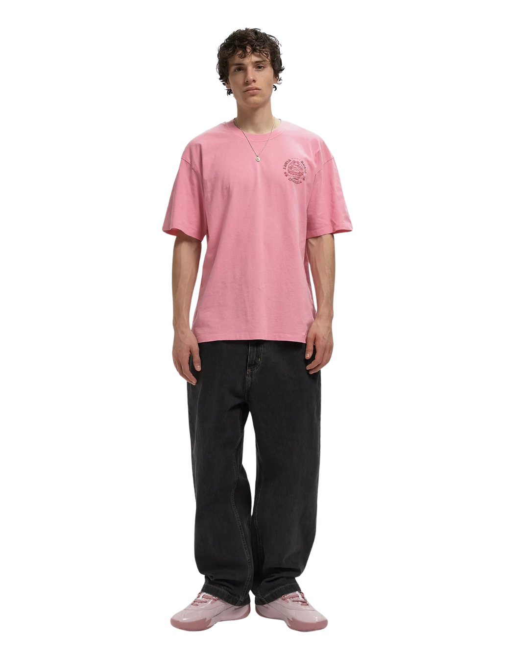 T-shirt EDWIN Music Channel Tee - Begonia Pink