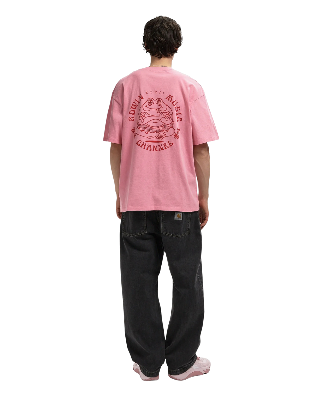 T-shirt EDWIN Music Channel Tee - Begonia Pink