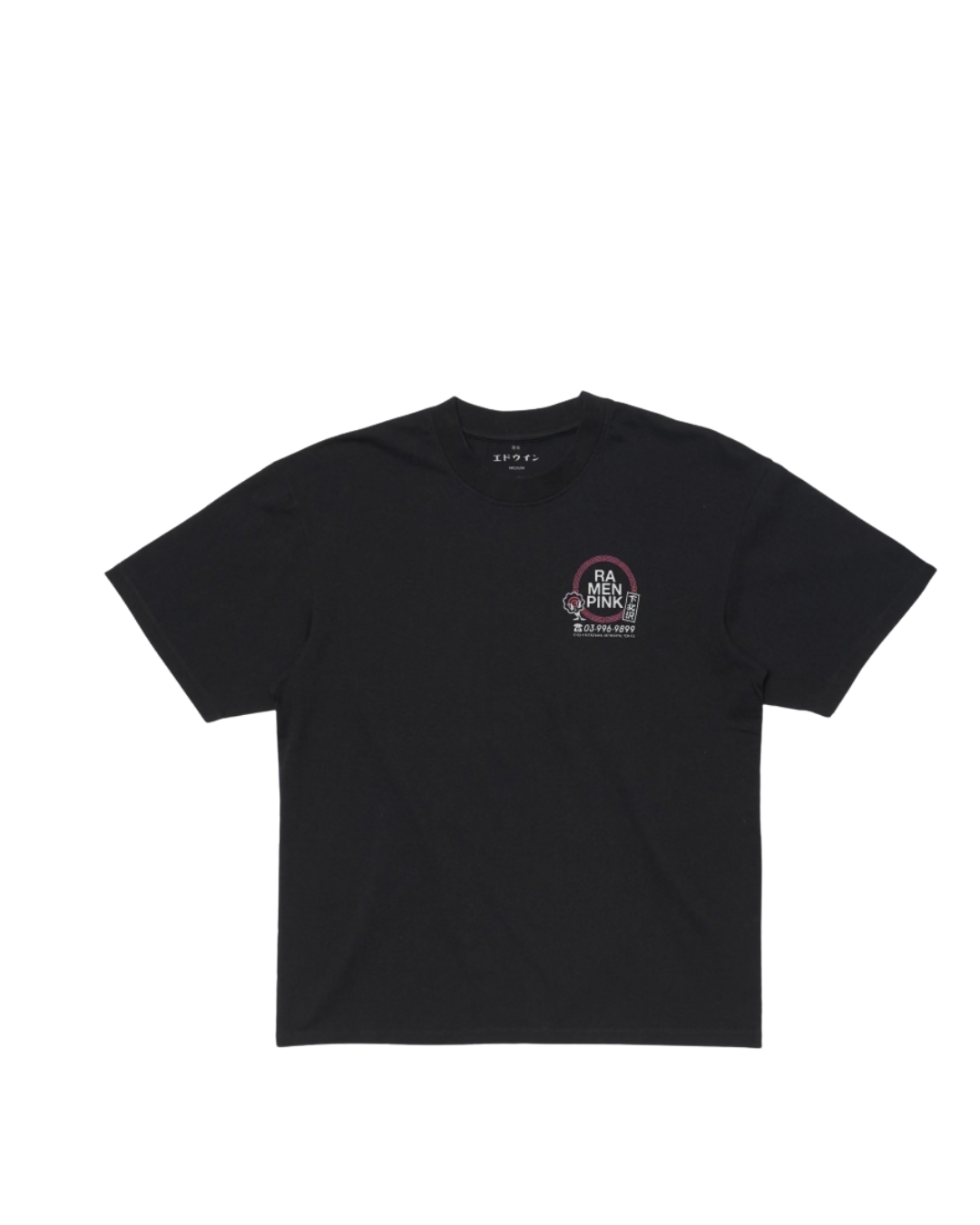 T-shirt EDWIN Ramen Pink T-Shirt - Black