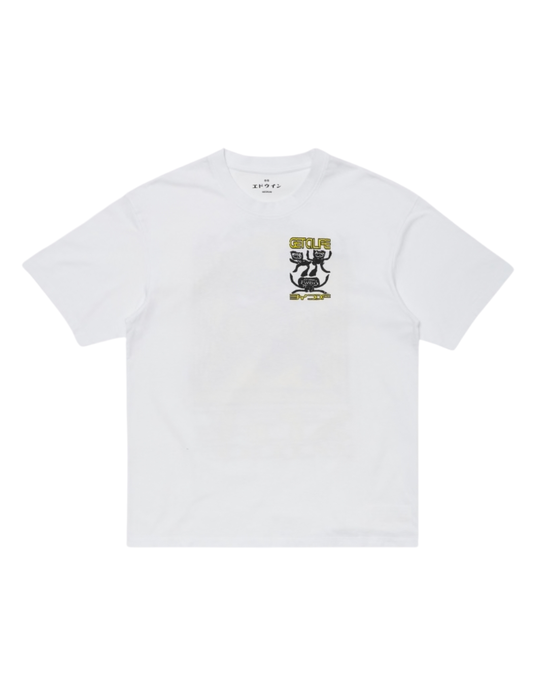 T-shirt EDWIN Get A Life TS - White