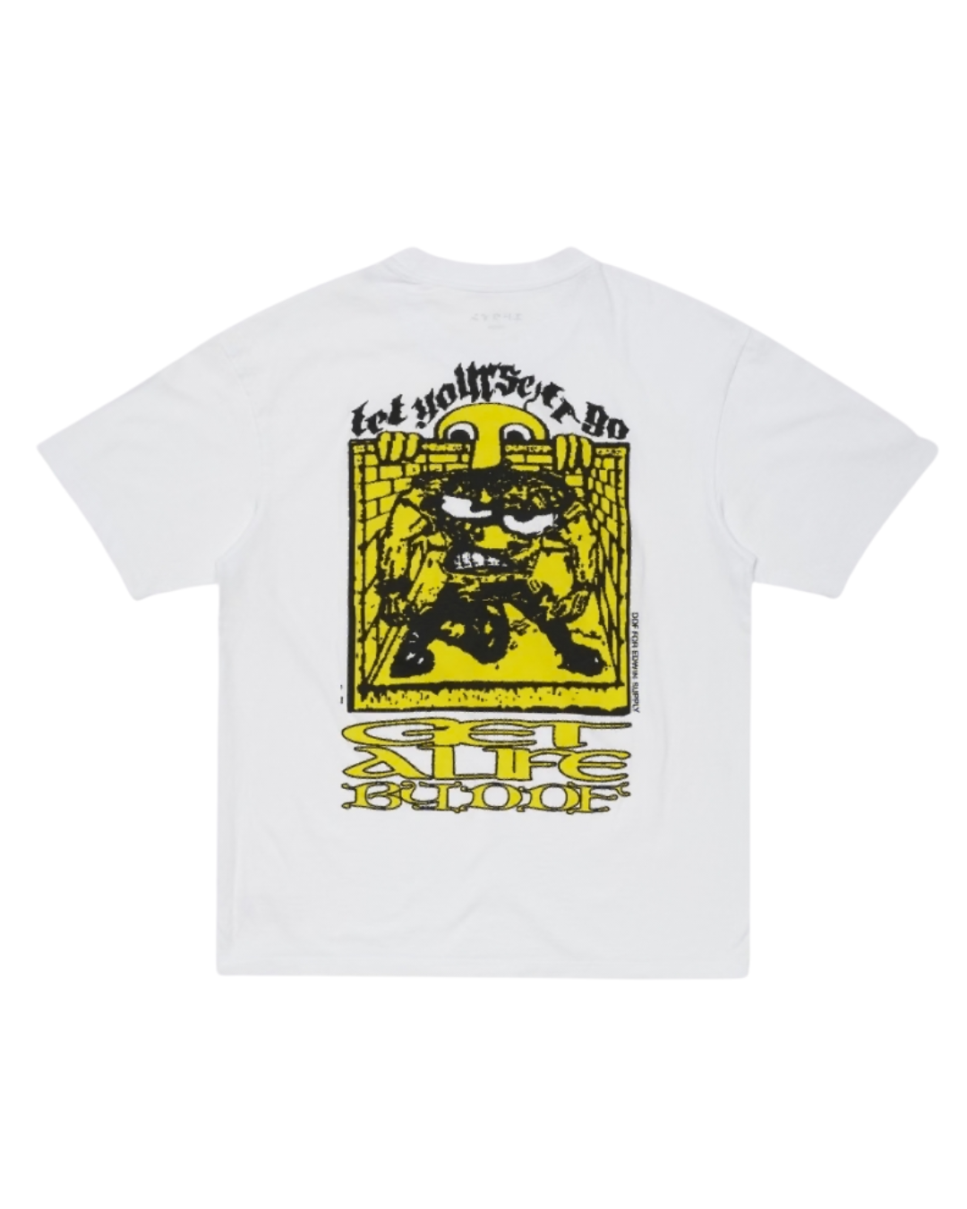 T-shirt EDWIN Get A Life TS - White