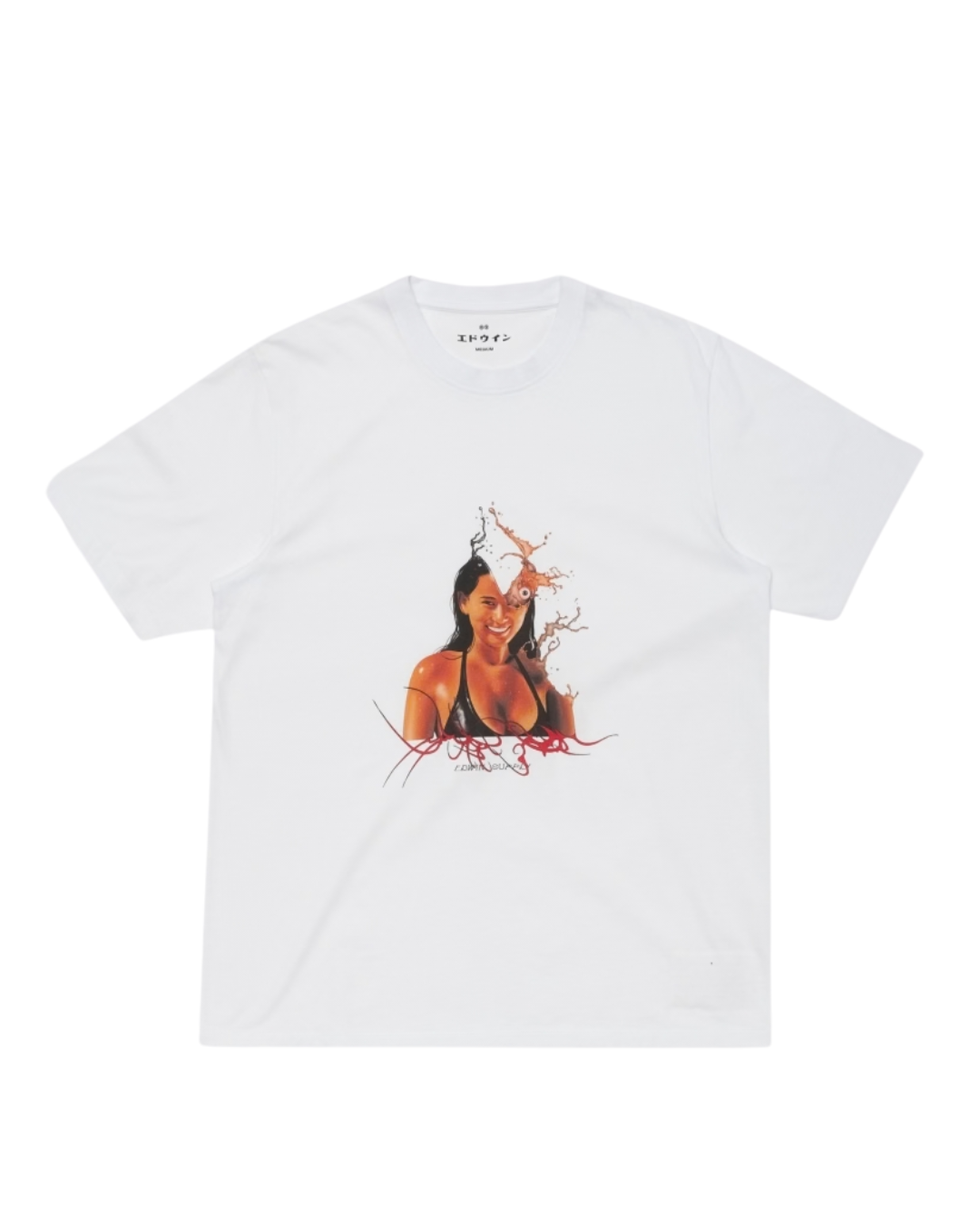T-shirt EDWIN The Mood Of Summer TS - White