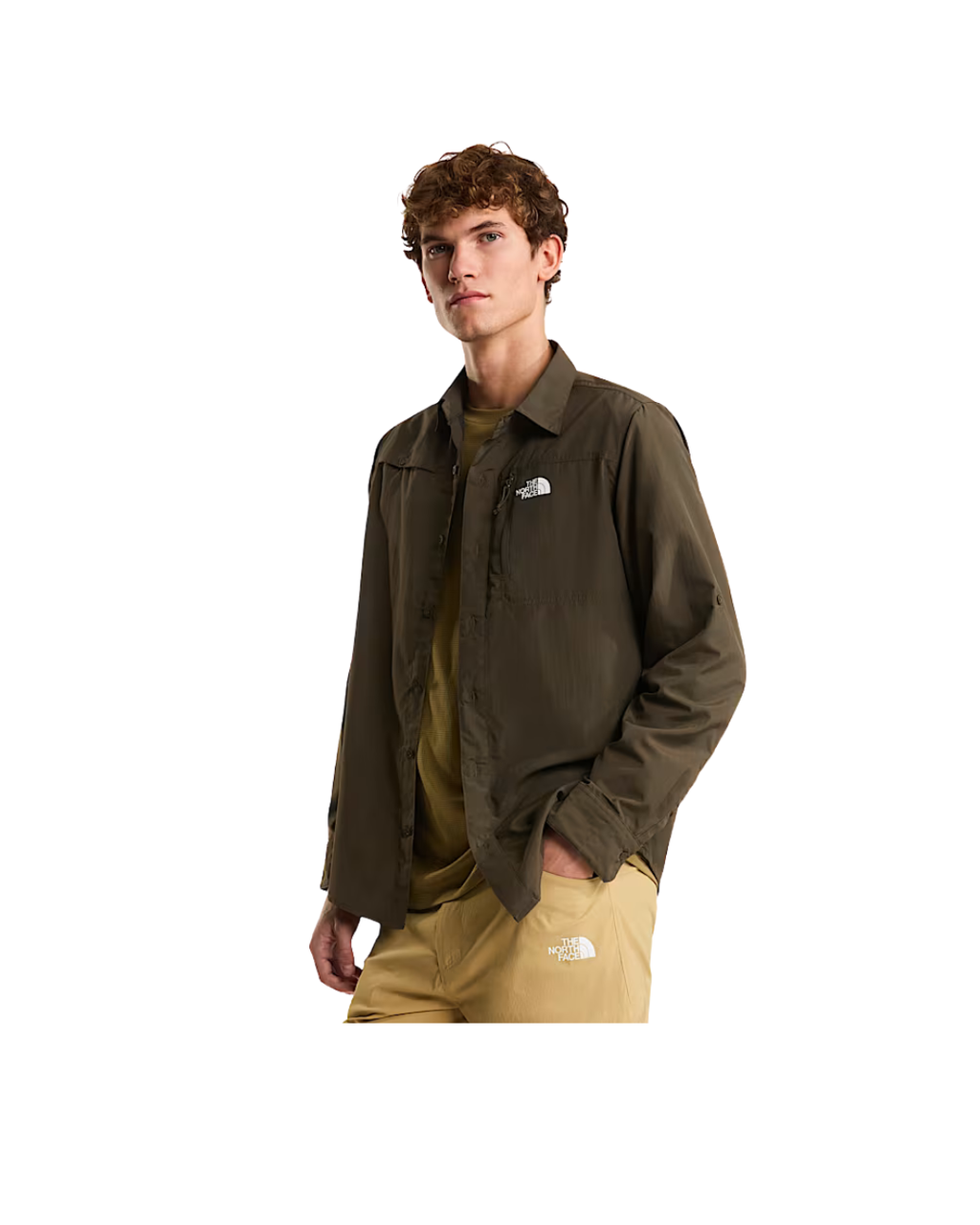 Camicia The North Face Sequoia  Long Sleeve Shirt - New Taupe Green