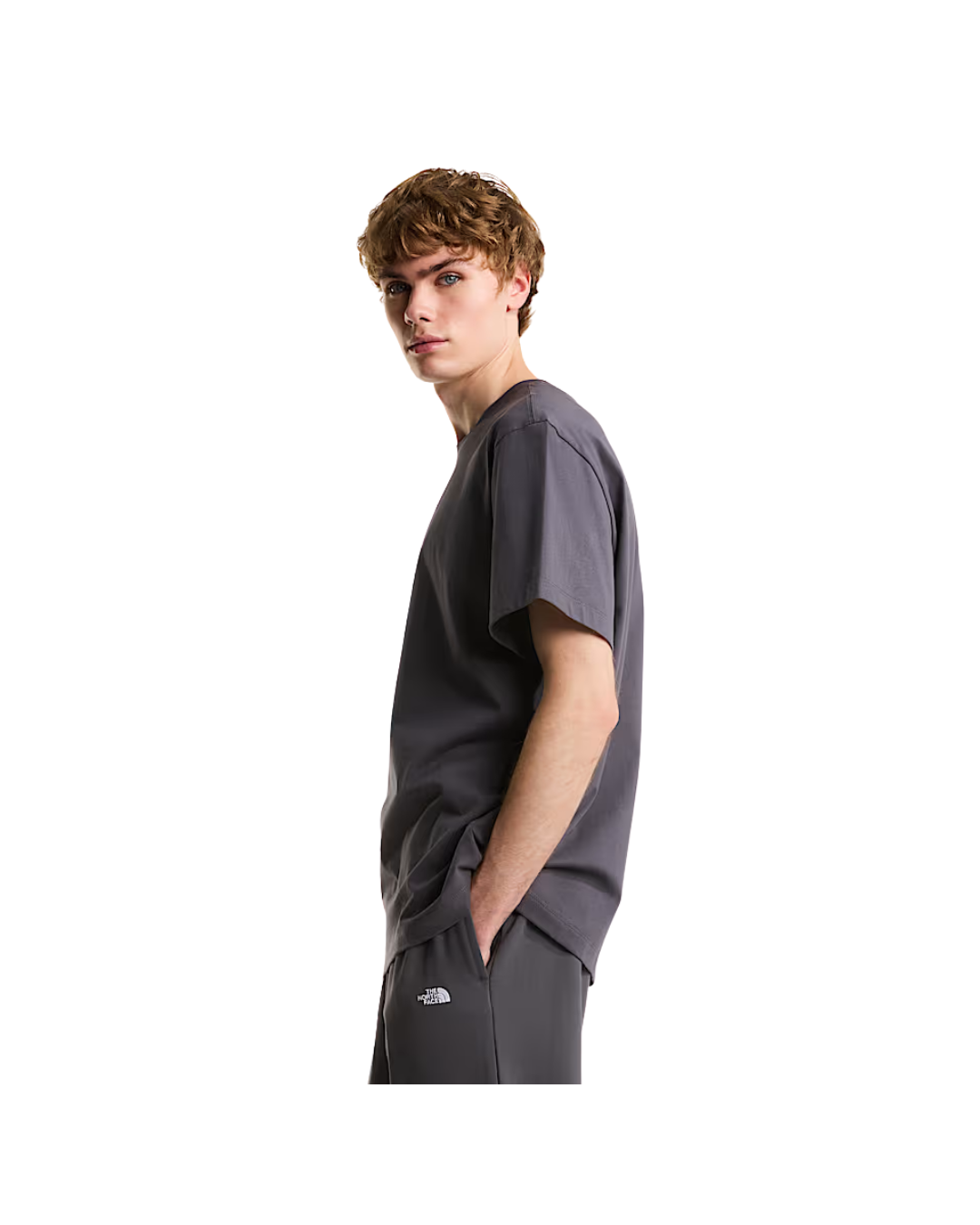 T-shirt THE NORTH FACE  Essential Centre Logo Relaxed - Anthracite Grey