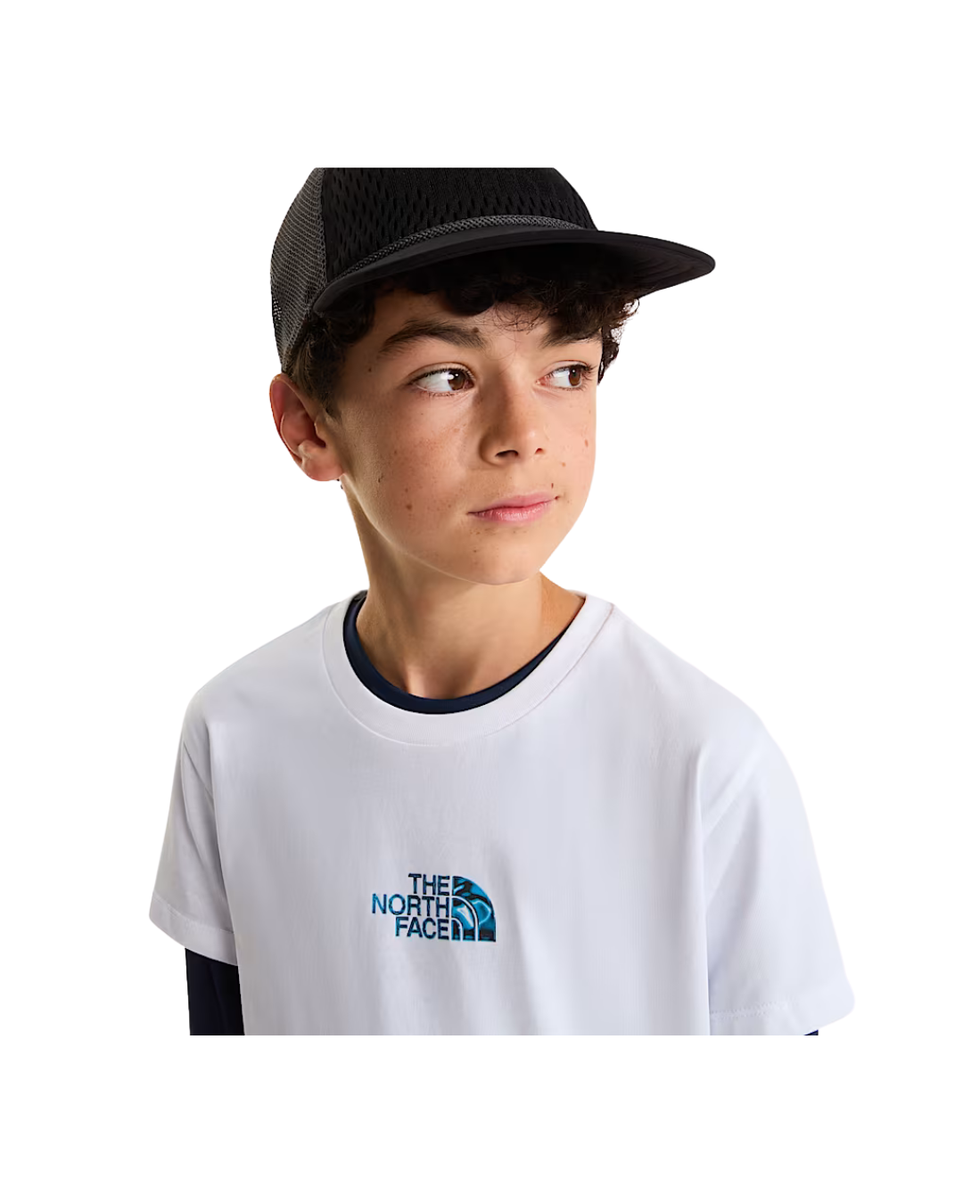 T-shirt Bambino THE NORTH FACE B Liquid Logo Reg Tee - White