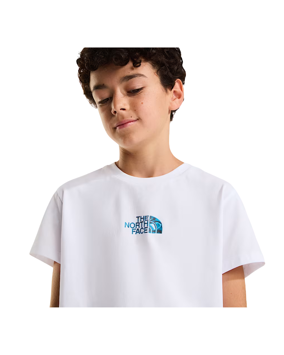T-shirt Bambino THE NORTH FACE B Liquid Logo Reg Tee - White