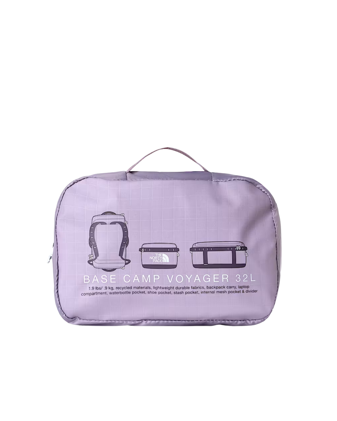 Borsone THE NORTH FACE Base Camp Voyager Duffel 32L - Trascendent Grey - Endle