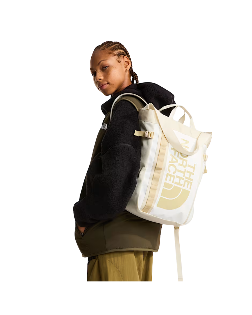 Borsa THE NORTH FACE Face Base Camp Tote Bag - White Ash - Calacatta