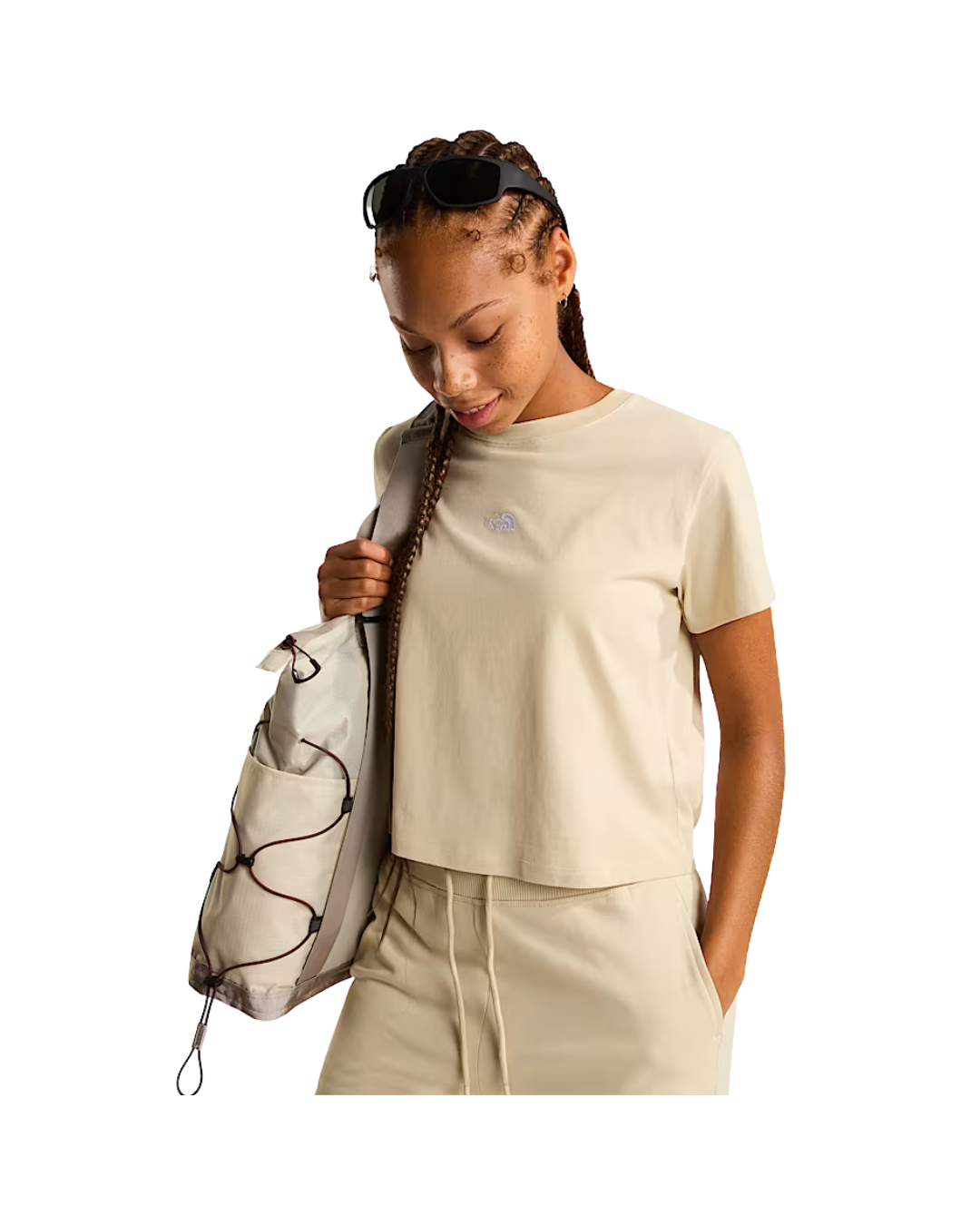T-shirt Donna THE NORTH FACE Essential Regular Cutie - Desert Stone