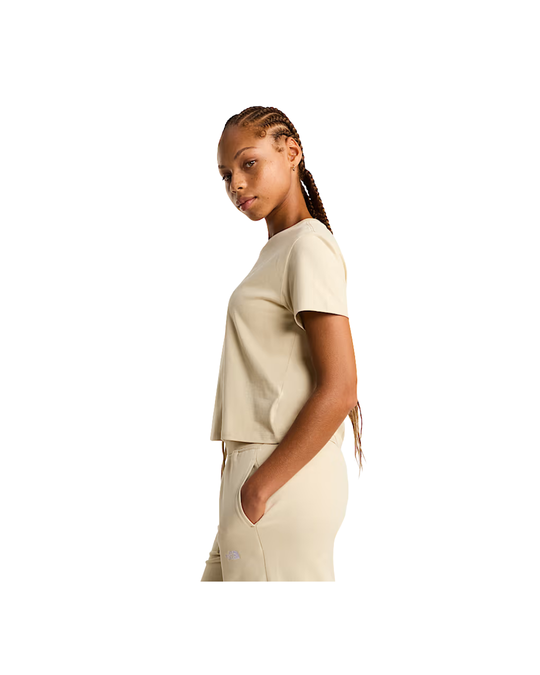 T-shirt Donna THE NORTH FACE Essential Regular Cutie - Desert Stone