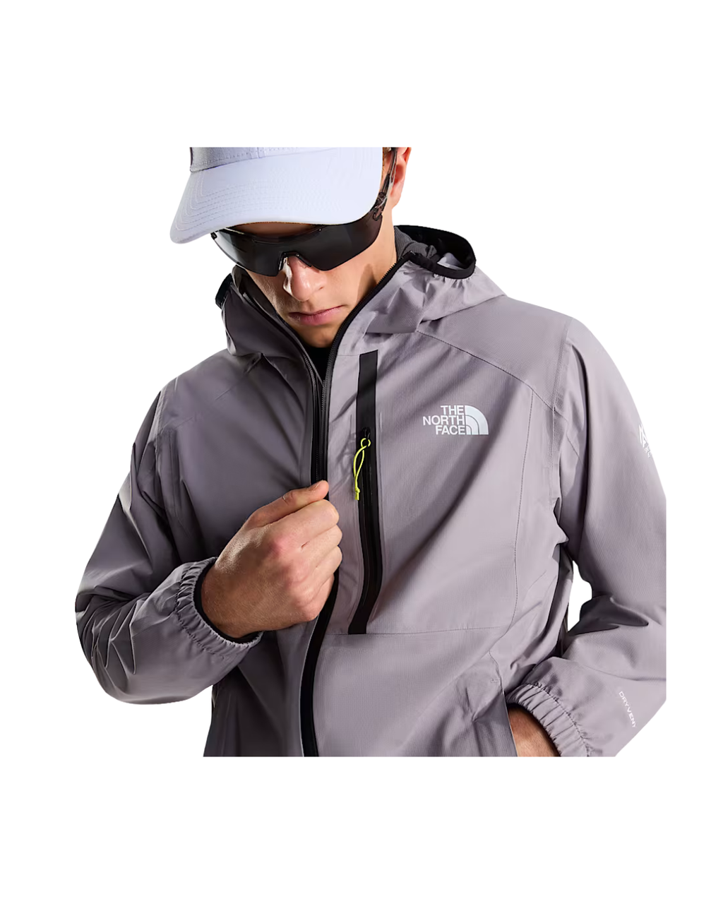 The North Face Mountain Athletics Rainlit Uomo – Giacca Impermeabile con Cappuccio - Transcendent Grey