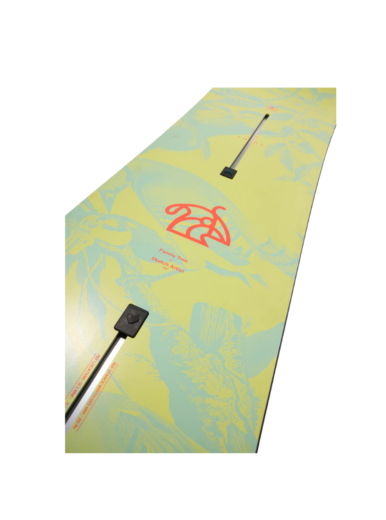 Tavola da Snowboard Burton Family Tree Sketch Artist Camber