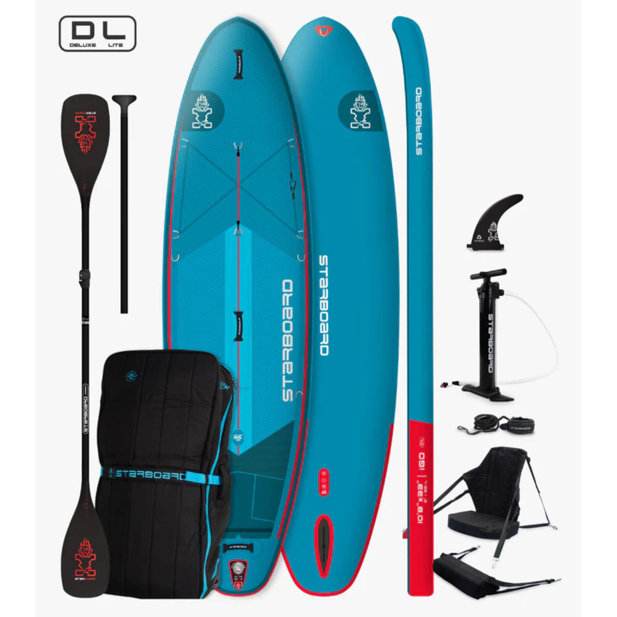 SUP + Kayak Set STARBOARD "iGO" Gonfiabile 10'8" X 33"
