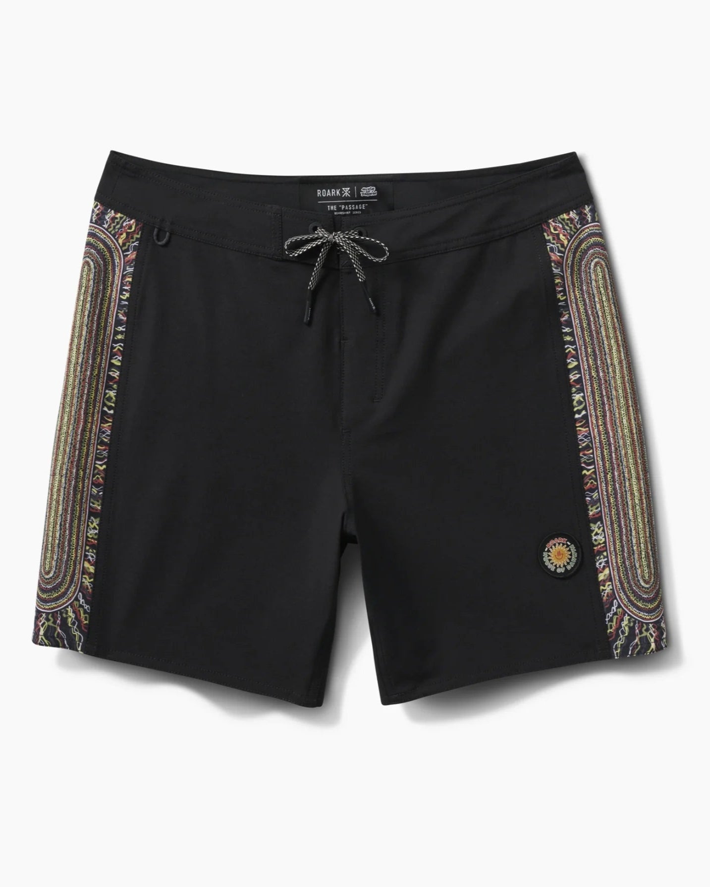 Roark Costume Passage Hemp Boardshorts 18.5" BLACK