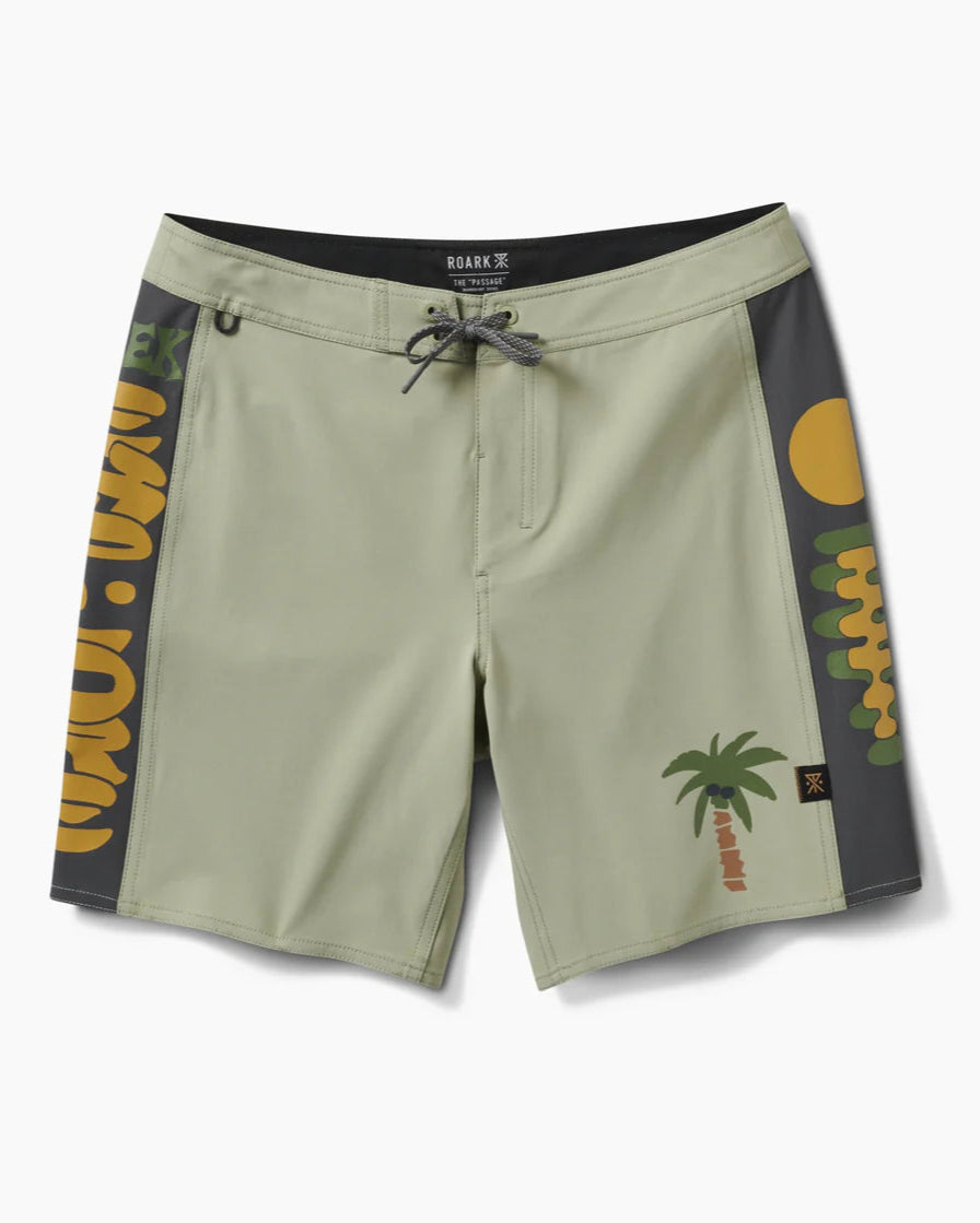 Roark Passage Hemp Boardshorts 18.5" BEIGE