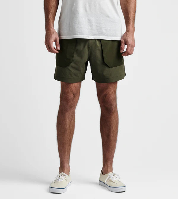 Pantaloncino Happy Camper 16" VERDE MILITARE