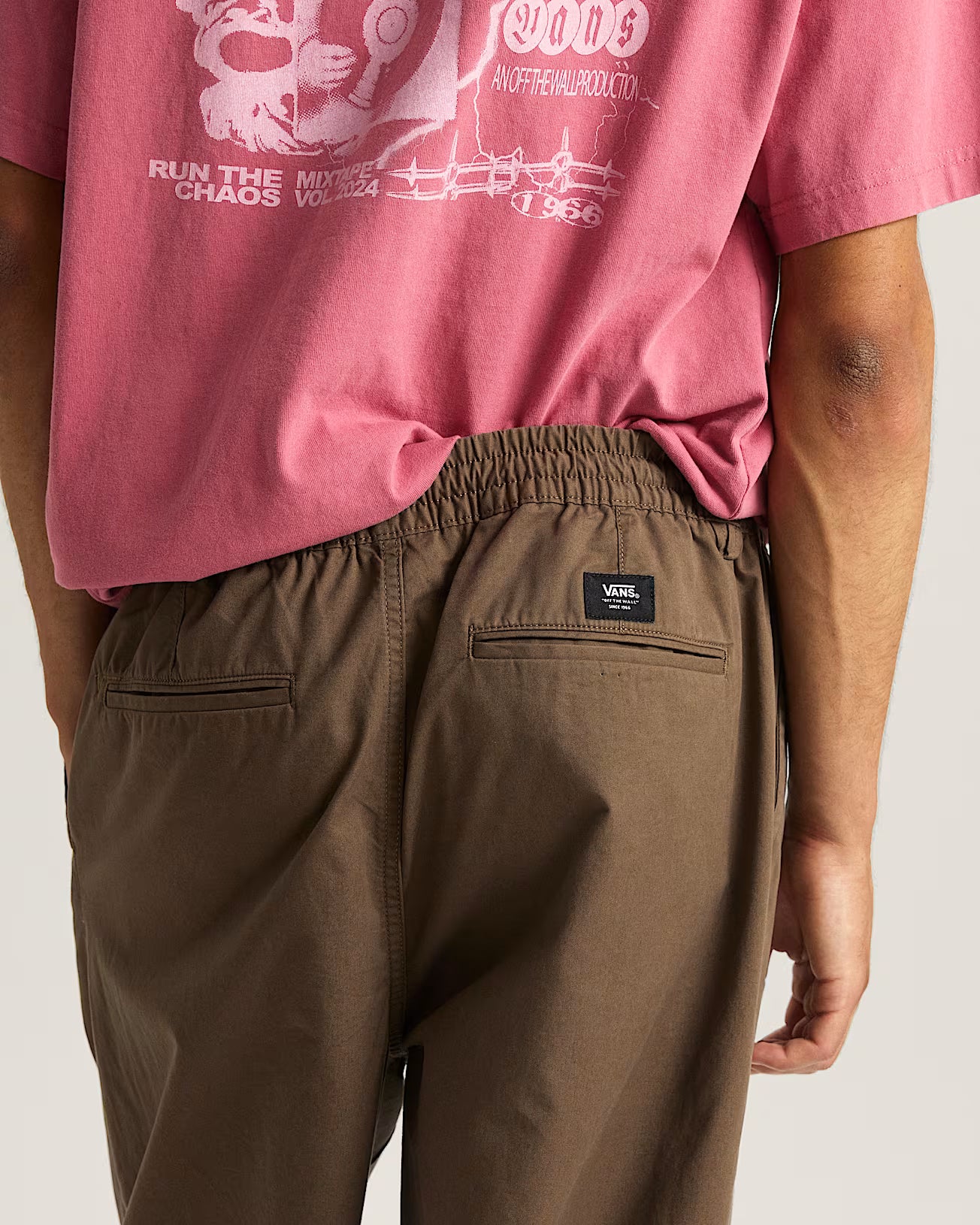 VANS Baggy Range Pants - BROWN