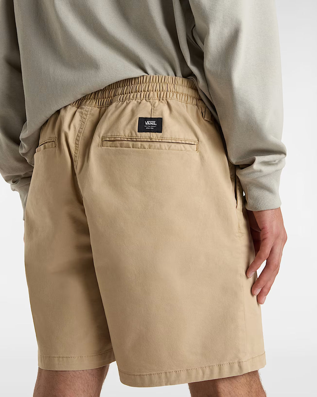 🩳 Vans Range Relaxed Elastic Shorts – Pantaloncini Unisex Relaxed Fit - Beige