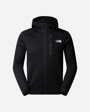 THE NORTH FACE Men's Mountain Athletics Full-Zip Hooded Fleece - TNF BLACK