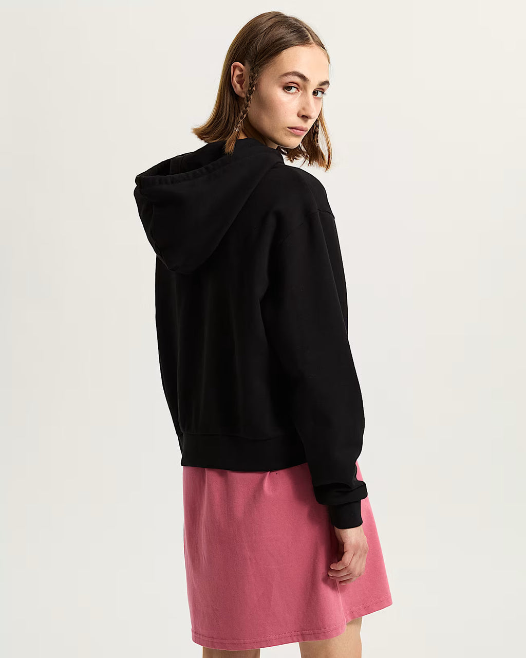 Vans Felpa con Cappuccio W SALTON RLX FT – Hoodie Donna Streetwear - Black