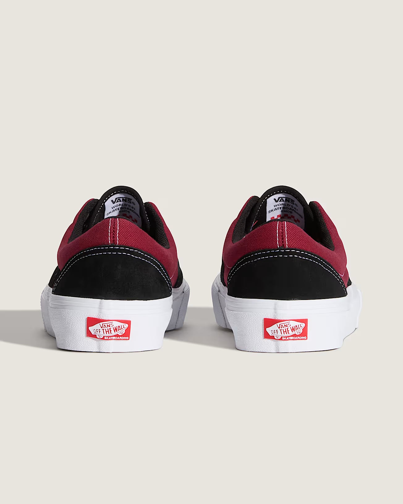 Vans Skate Era Black Dark Red VN000ECRBDK | FW26