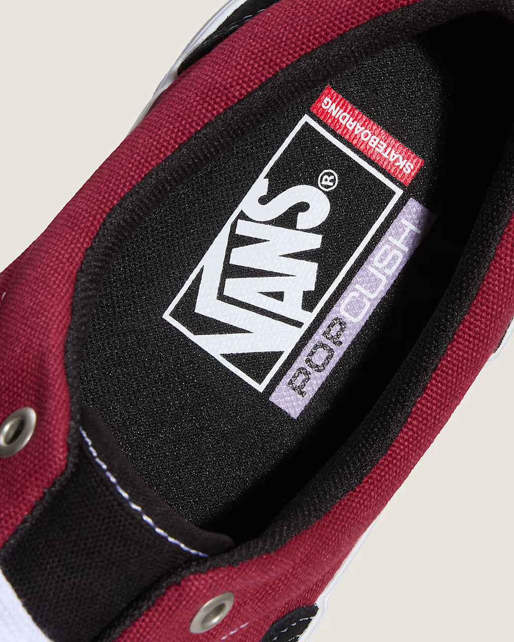 Vans Skate Era Black Dark Red VN000ECRBDK | FW26