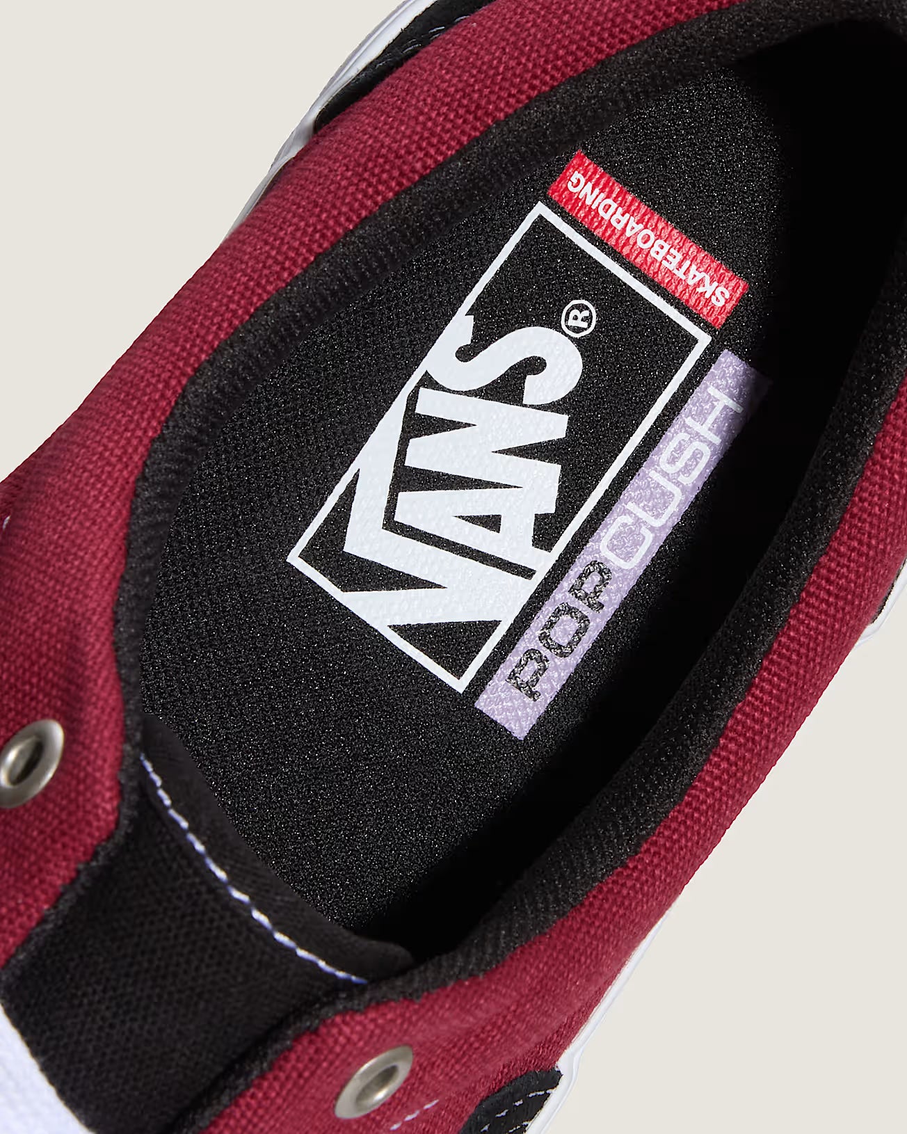 Vans Skate Era Black Dark Red VN000ECRBDK | FW26