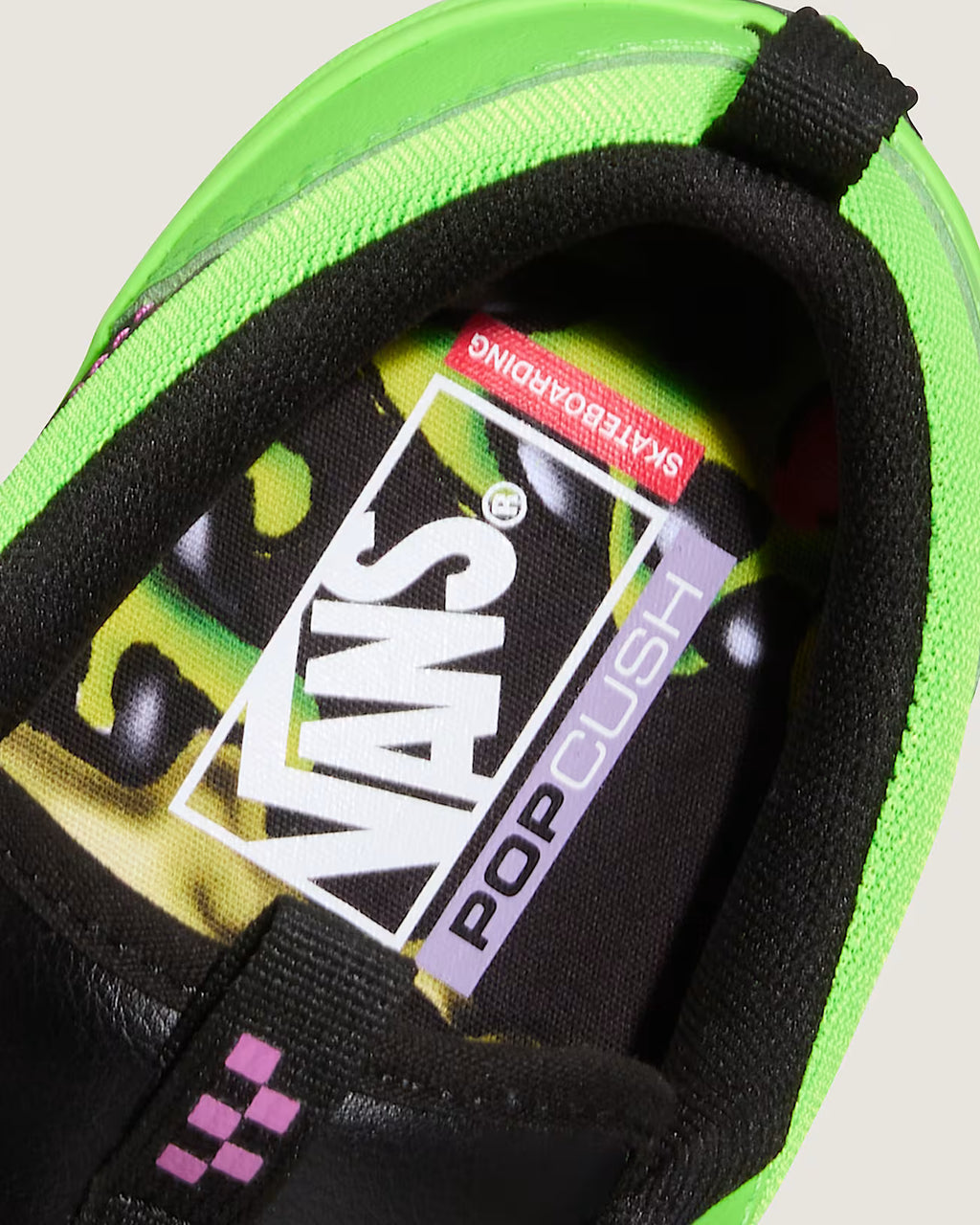 🛹 Vans Skate Old Skool 36+ – Scarpe Skate Uomo e Donna - Acid Airbrush Black - Green