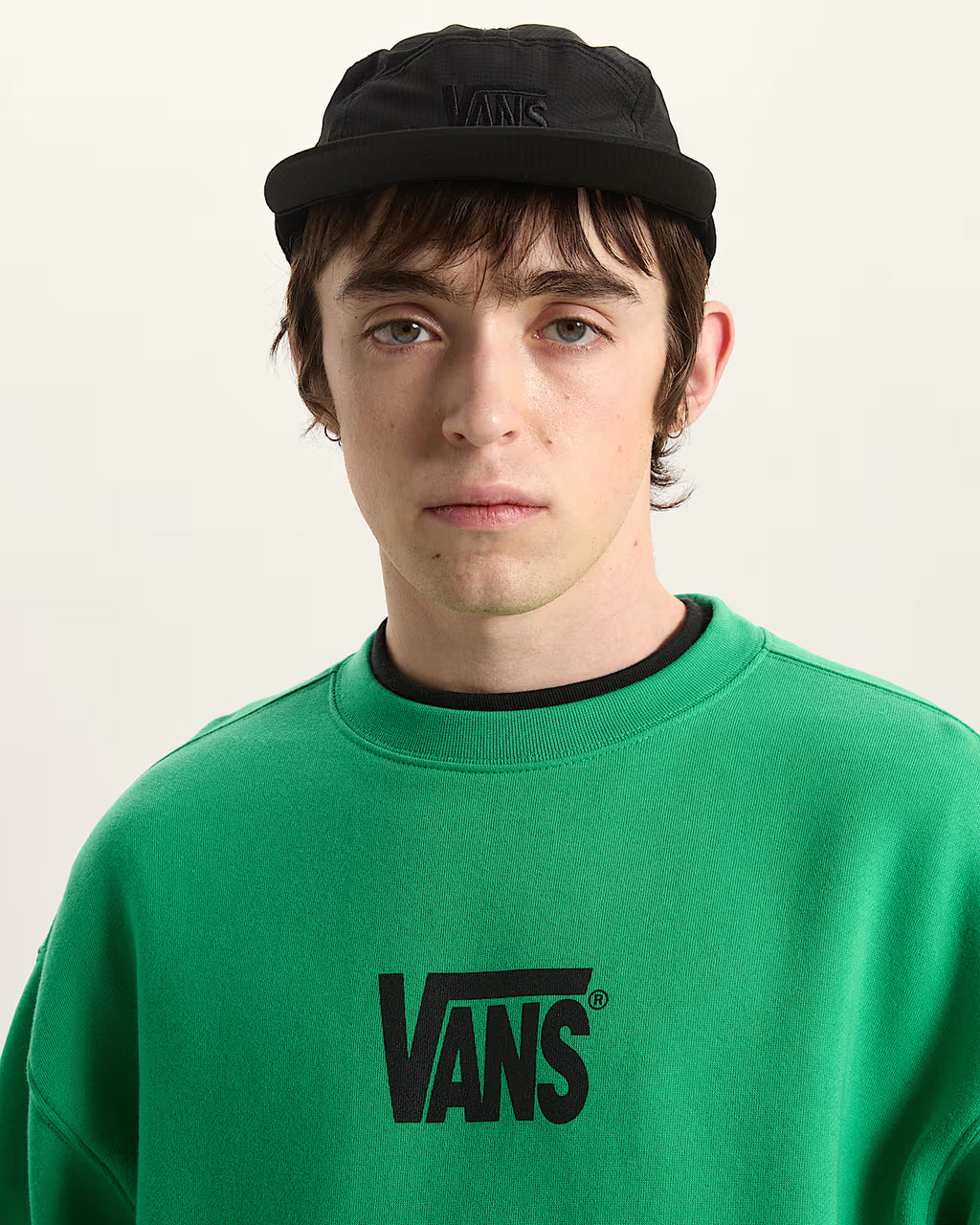 🧢 Vans Stretch Logo Camper Hat – Cappellino Unisex - Black