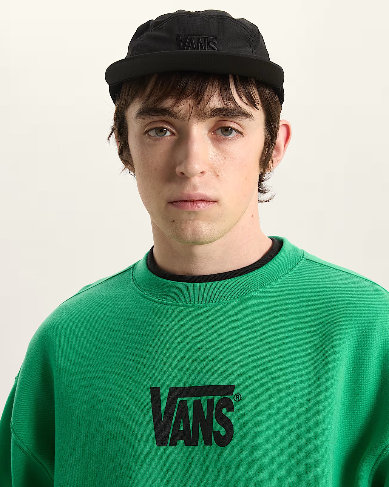 🧢 Vans Stretch Logo Camper Hat – Cappellino Unisex - Black