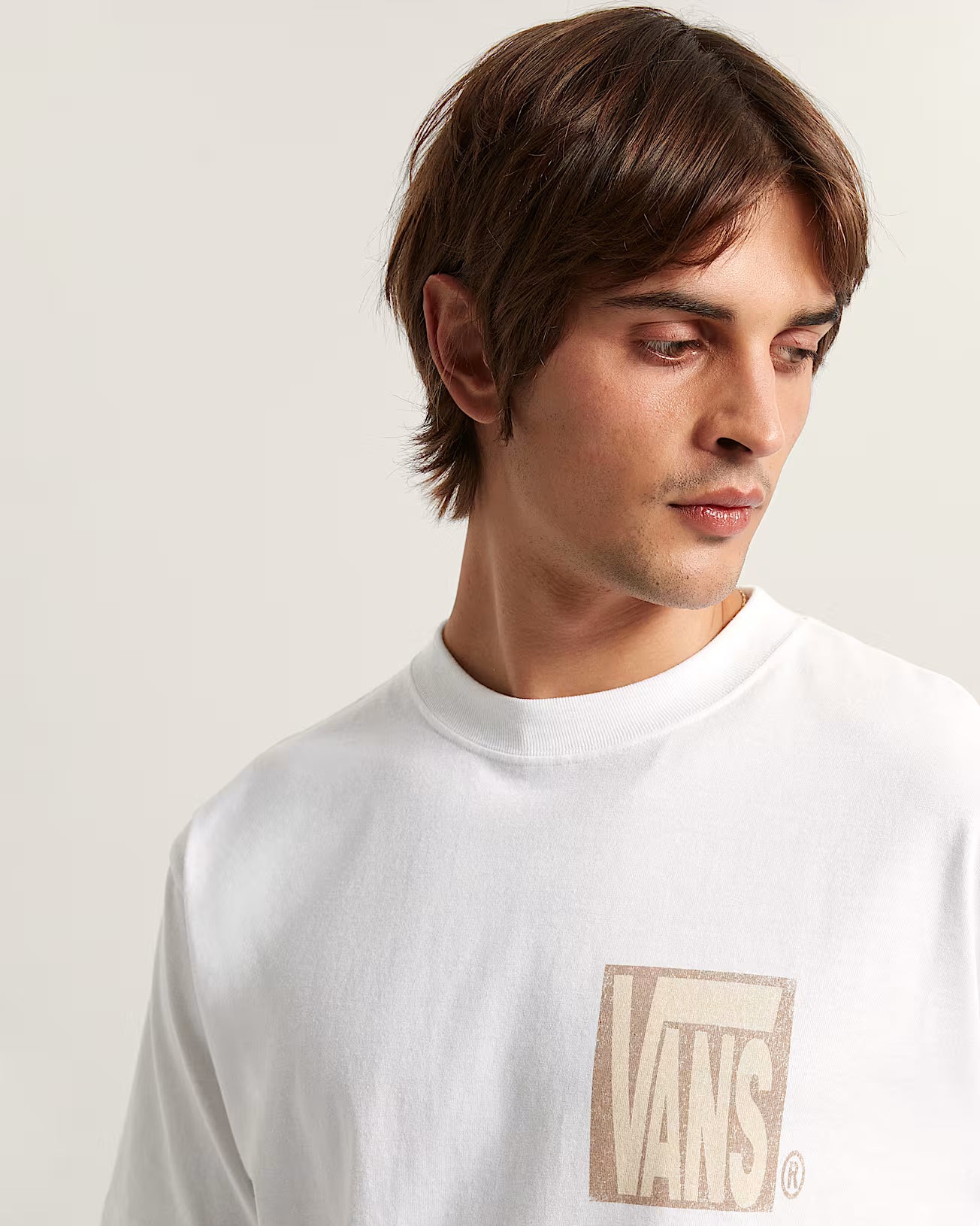 👕 Vans Stretch Stack Crackle T-Shirt – Maglietta Unisex - White