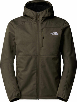 Giacca softshell con cappuccio THE NORTH FACE Quest da uomo - NEW TAUPE GREEN\DARK HEATHER
