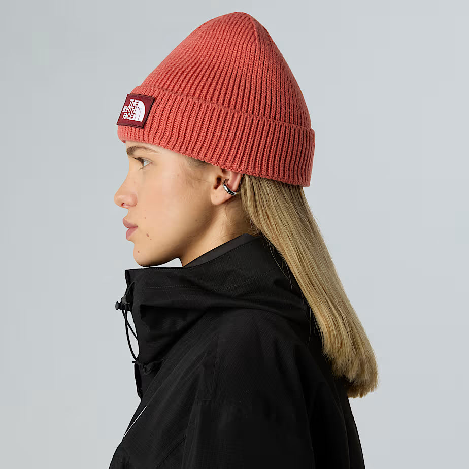 THE NORTH FACE Beanie with Cuff and Box Logo - MARS DUST/SUMAC