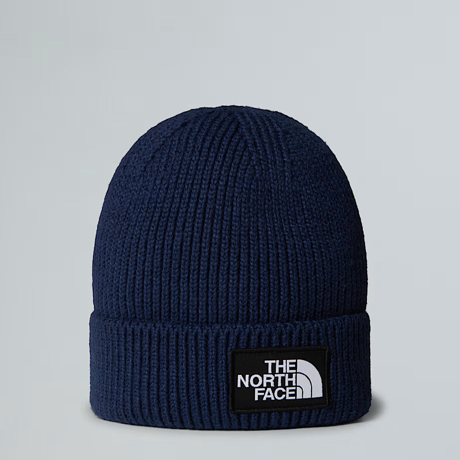 THE NORTH FACE Cuffed Beanie with Box Logo - SUMMIT NAVY