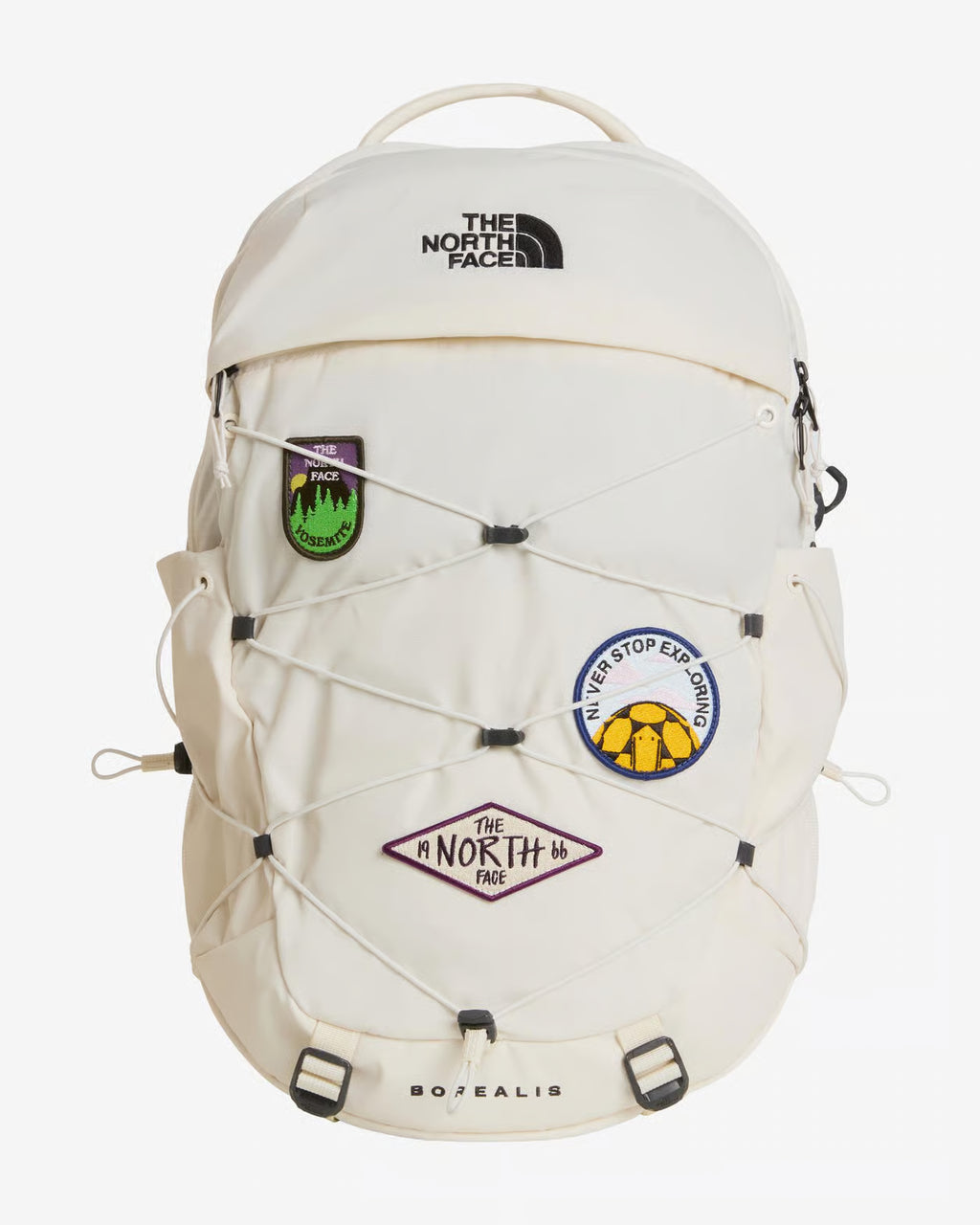 Zaino The North Face Borealis Patch 21L - White Dune - Patch