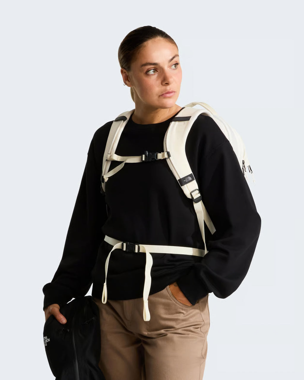 Zaino The North Face Borealis Patch 21L - White Dune - Patch