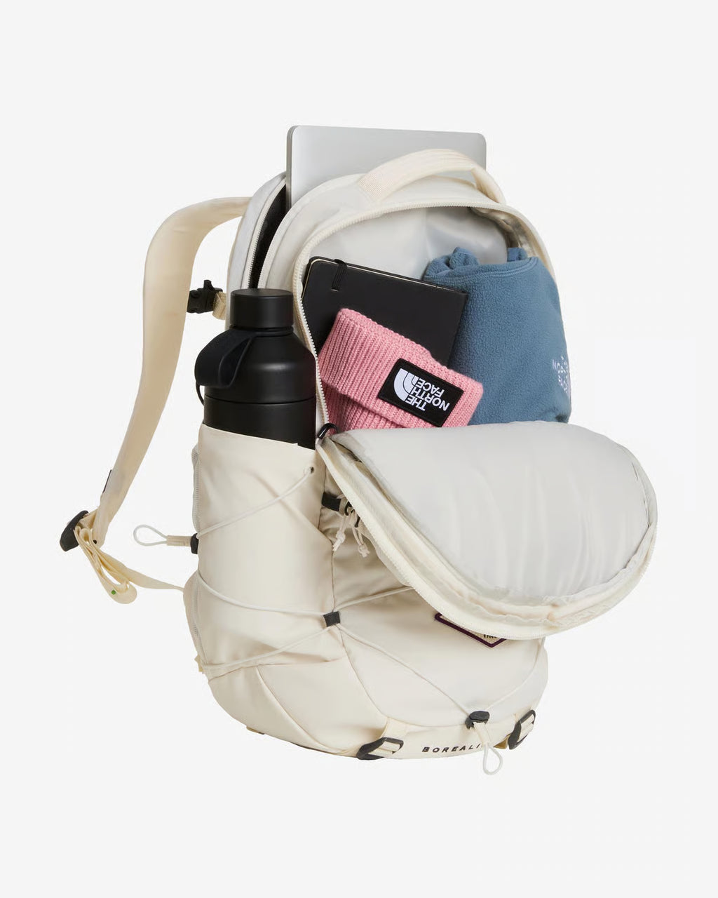 Zaino The North Face Borealis Patch 21L - White Dune - Patch