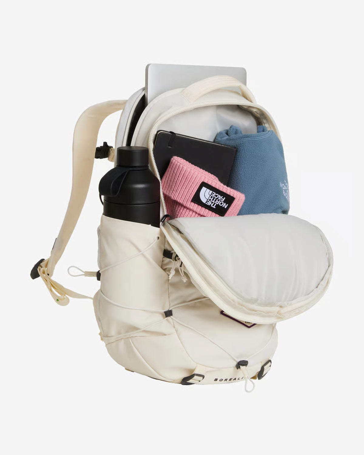Zaino The North Face Borealis Patch 21L - White Dune - Patch