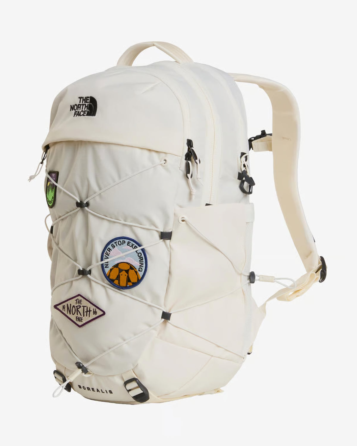 Zaino The North Face Borealis Patch 21L - White Dune - Patch