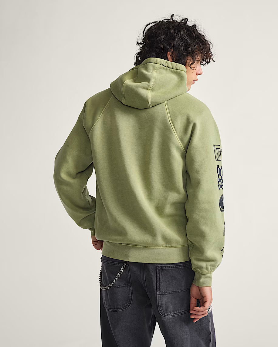 Felpa con cappuccio VANS TeamTeam Zip Hoodie - LODEN GREEN