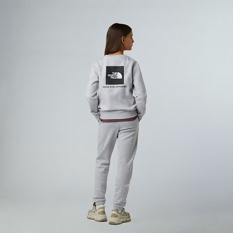 Felpa THE NORTH FACE Redbox da ragazzi TNF LIGHT GREY (6-16 anni)
