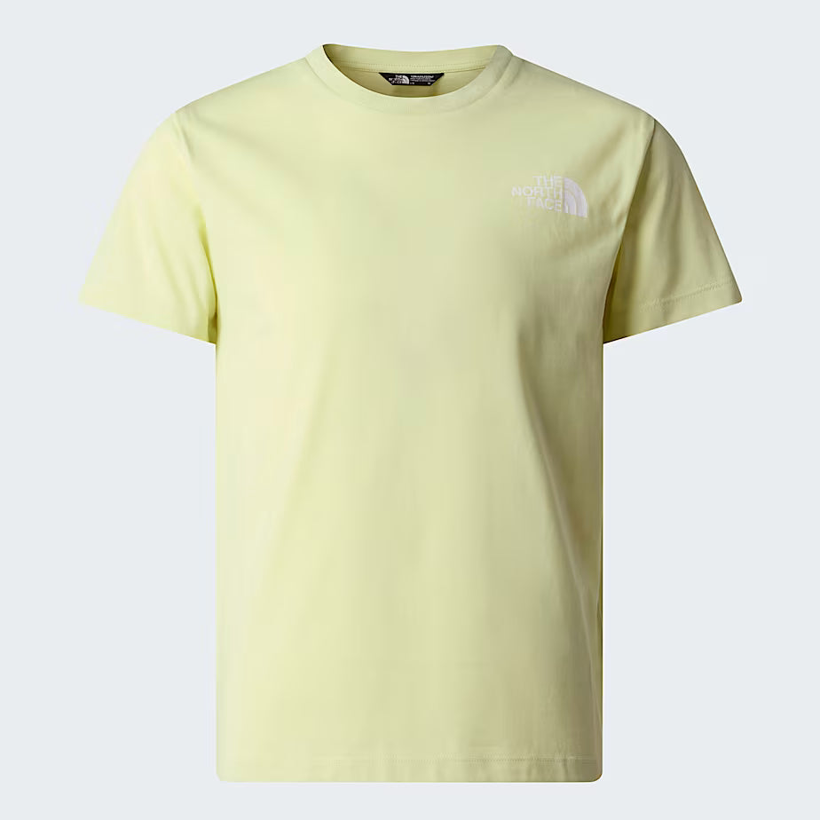 T-shirt THE NORTH FACE Teen SImple Dome Tee - Lemon Mist