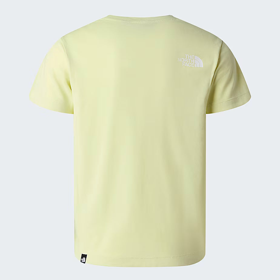 T-shirt THE NORTH FACE Teen SImple Dome Tee - Lemon Mist
