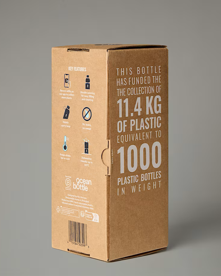 Borraccia THE NORTH FACE X Ocean Bottle 750ml NERA